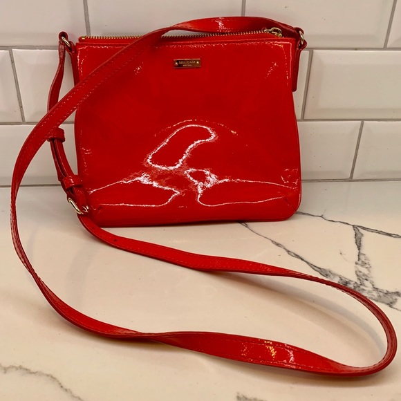 Kate Spade crossbody (parent leather poppy red) - Picture 5 of 5